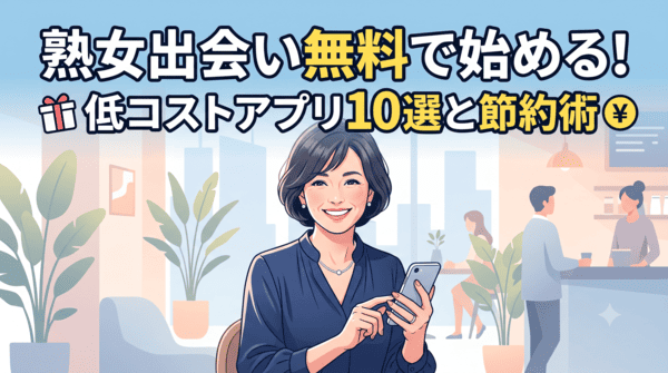 熟女出会い無料で始める！低コストアプリ10選と節約術